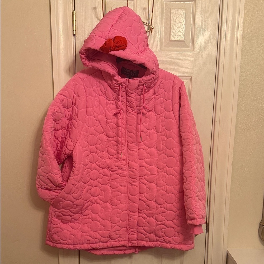 Forever 21 Pink Quilted Puffer Jacket